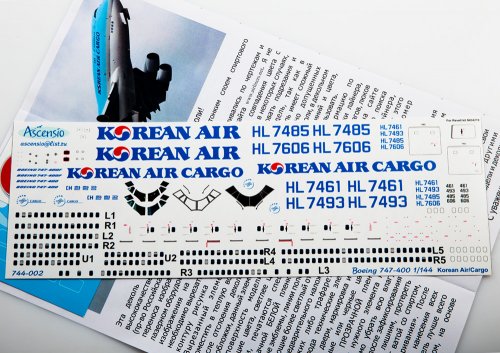    Boeing 747-400	Korean Air/Korean Air Cargo