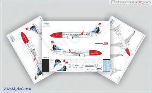    Boeing 737-8 MAX Norwegian (Maria Zambrano)