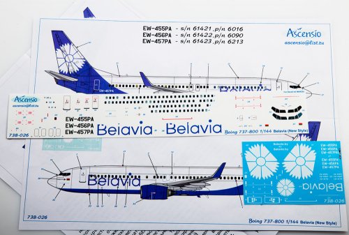    Boeing 737-800 Belavia new