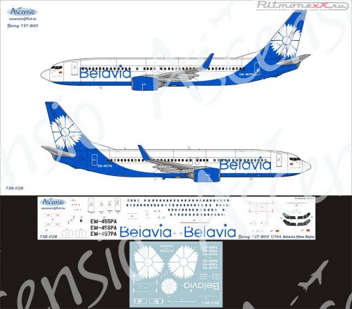    Boeing 737-800 Belavia new