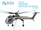 3D Декаль интерьера кабины CH-54A (ICM)