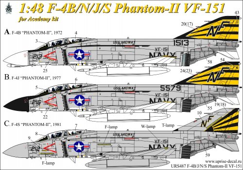   F-4B/N/J/S Phantom VF-151