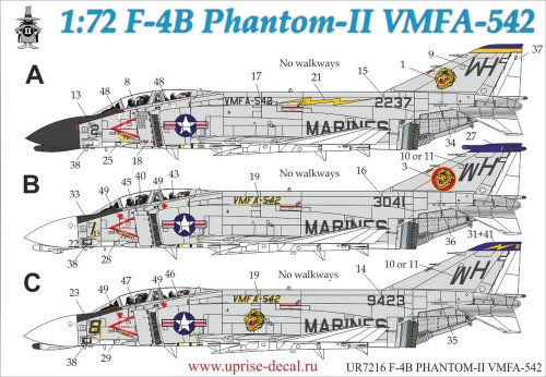 F-4B Phantom-II VMFA-542