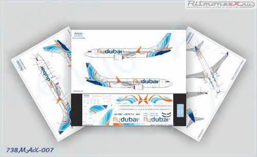    Boeing 737-8 MAX Fly Dubai