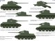     -34-85 (specially for the model T-34 ZVEZDA_5039) (Colibri Decals)