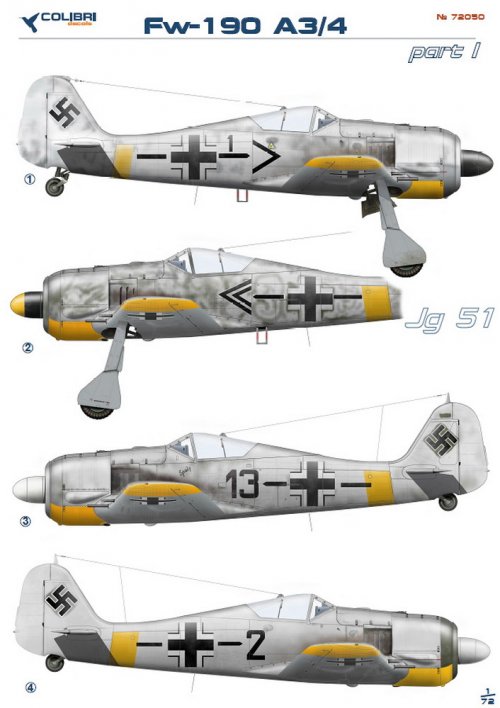  Fw-190 A3/4 Jg 51 part I
