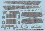 German heavy tank Sd.Kfz.182 King Tiger Zimmerit Decal Meng Model