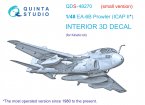 Декаль интерьера кабины EA-6B Prowler (ICAP II) (Kinetic) (Малая версия)