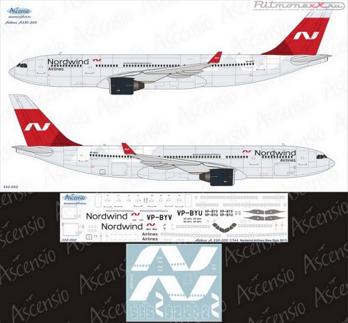    Airbus A330 Nordwind Airlines (New colors 2017)
