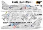 Gnats - Movie Stars - Folland Gnat T.1 and HAL HF-23 Ajeet from "Hotshots!"