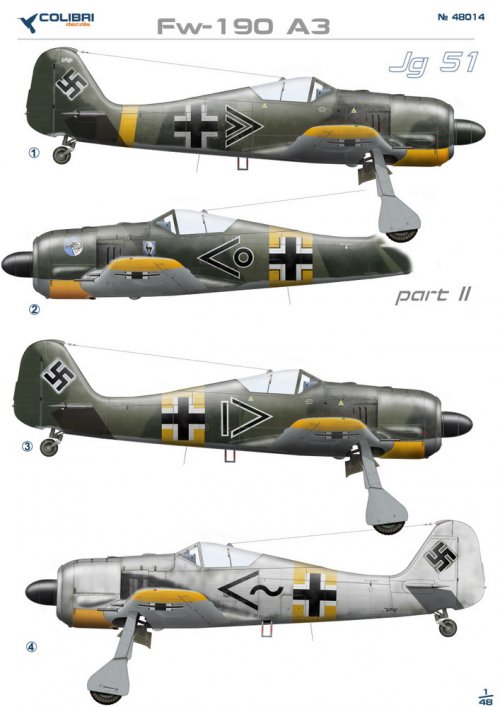  Fw-190 A3 JG 51 part II