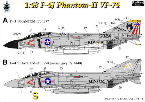   F-4J Phantom-II VF-74