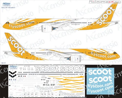    Boeing	787-9 Scoot