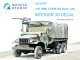      GMC CCKW 352 Open Cab 3D-Printed &amp; coloured Interior on decal paper (HobbyBoss) (Quinta Studio)
