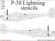    P-38 Lightning stencils (UpRise)