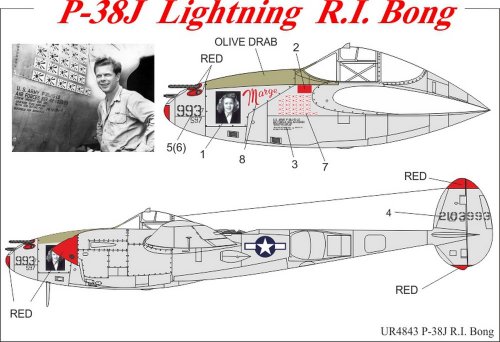   P-38J Lightning R.I. Bong