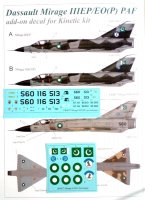   Mirage IIIEP/EP(O) Pakistan Air Force