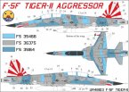 F-5F "Tiger-II" Aggressor squadron with stencils