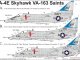    A-4E Skyhawk &quot;Hanoi Hilton - guests from VA-163&quot; with stencils (UpRise)