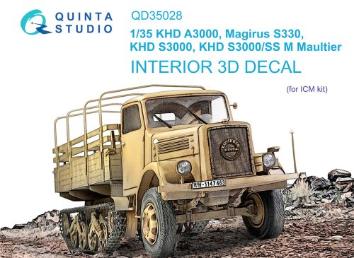    KHD A3000, Magirus S330, KHD S3000, KHD S3000/SS M Maultier (ICM)