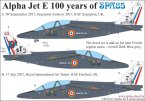 Alpha Jet E 100 years of SPA85, with stencils