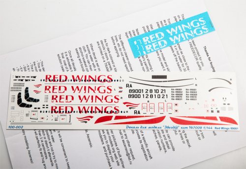     Suprjet 100 RedWings (RA-89001)