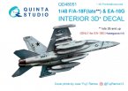    F/A-18F late / EA-18G 3D-Printed interior (for Hasegawa kit)