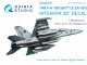       F/A-18F late / EA-18G 3D-Printed interior (for Hasegawa kit) (Quinta Studio)