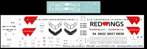    -100 Red Wings (White Colors 2019)