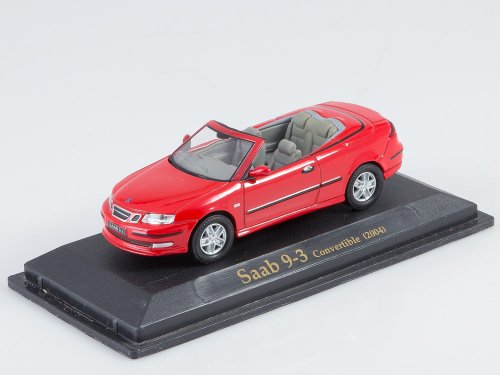 !  ! Saab 9-3 convertible (2004), red