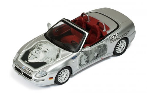 !  ! MASERATI SPYDER CAMBIOCORSA 2002 Silver (MASERATI 90th Anniversary - Einstein)