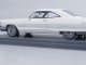    !  ! PONTIAC Bonneville HT coupe White 1965 (Neo Scale Models)