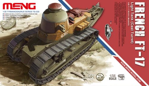 !  !  French FT-17 Light Tank (Cast Turret)