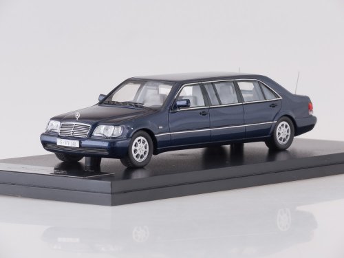 !  ! Mercedes-Benz S600 L Pullman (W140) Stretchlimousine, metallic-blue