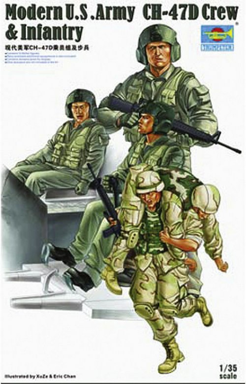 !  ! Modern U.S. Army CH-47D Crew & Infantry