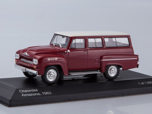 !  ! Chevrolet Amazona, dark red/white 1963