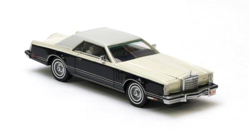 !  ! LINCOLN MK5 Coupe White over Blue 1979