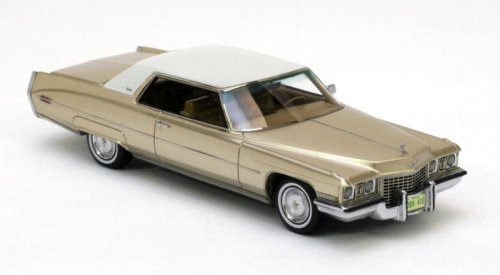 !  ! CADILLAC Coupe de Ville Gold Metallic 1972