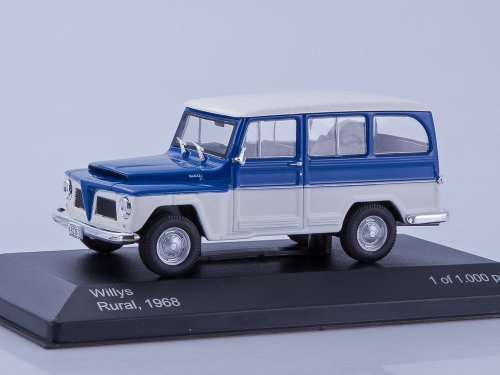 !  ! Willys Rural, blue/white 1968