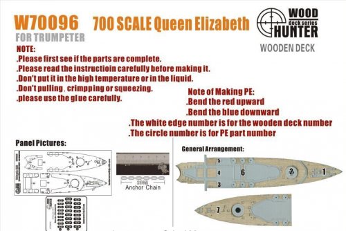 Hms Queen Elizabeth 1941 (For Trumpeter 05794)