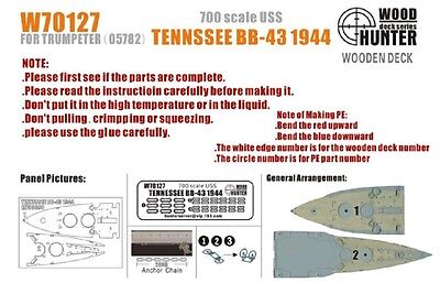 USS TENNSSEE BB-43 1944(FOR TRUMPETER 05782)