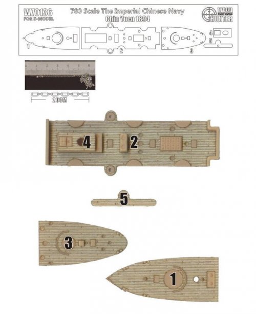The Imperial Chinese Navy Chin Yuen 1894(FOR S-MODEL PS700005)