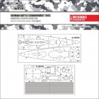 German Battle Scharnhorst 1943 Deck Painting Mask