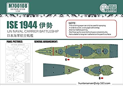 IJN Naval Carrier Battleship ISE 1944 (For Fujimi 421520)