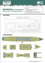 HMS SHEFFIELD type 42 destroyer batch1 (for dragon 7133)