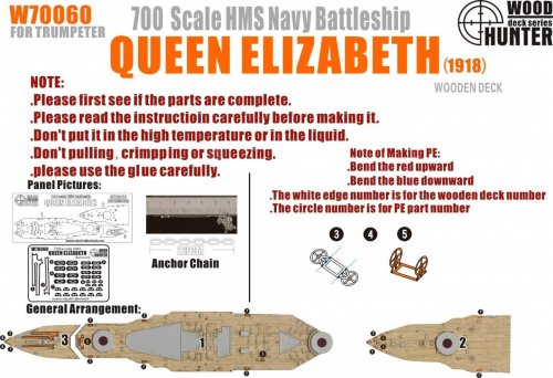 WWII Battleship HMS Queen Elizabeth 1918