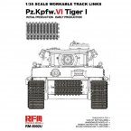 Workable track links for Tiger I early production (New