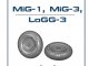    MiG-1, MiG-3, LaGG-3 Early type - wheels (Colibri Decals)