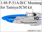P-51A/B/C MUSTANG (1/48, Tamiya/ICM)