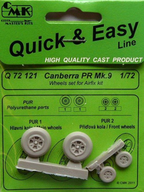 Canberra PR.9 Wheels set for Airf.